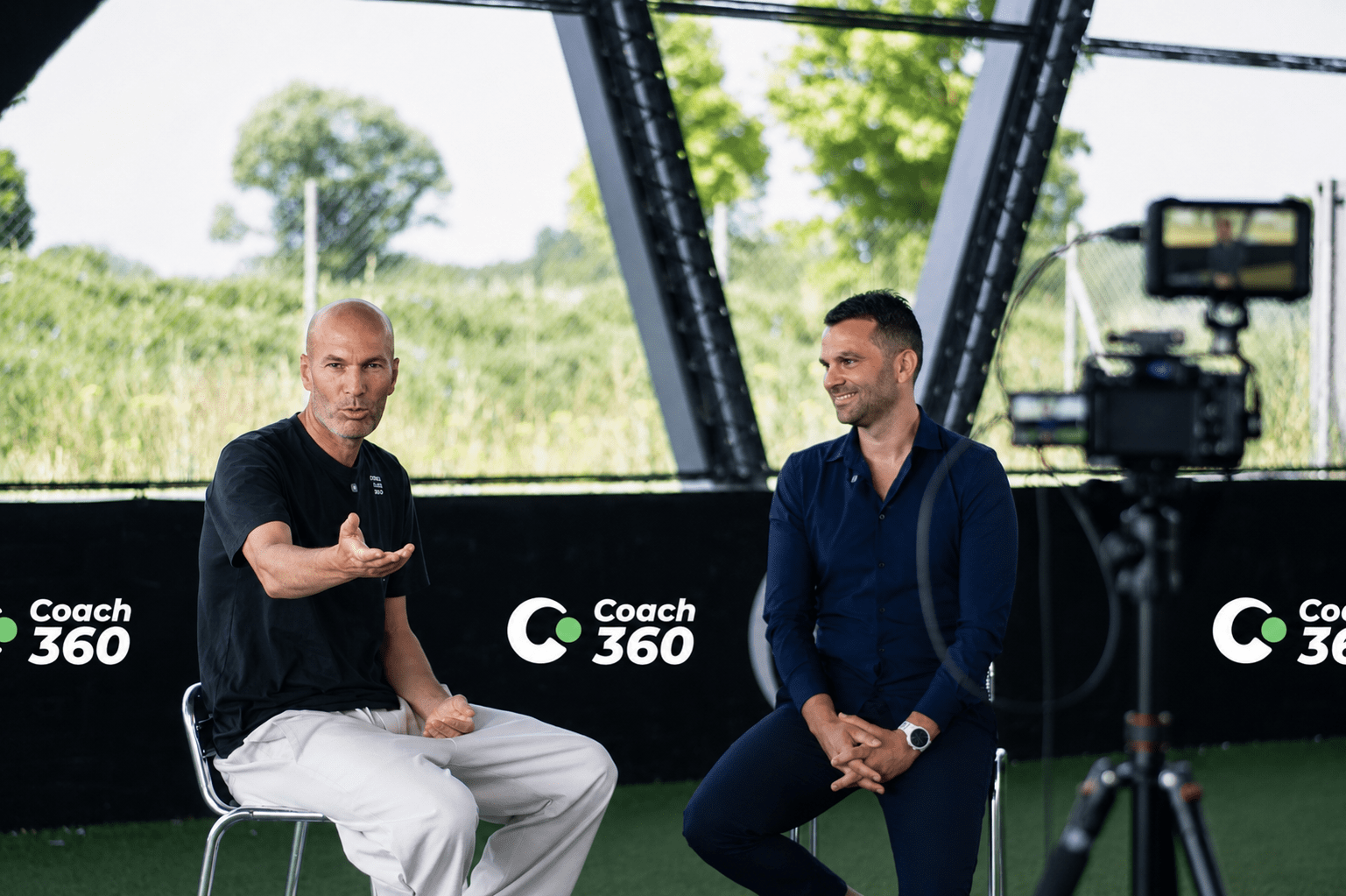 Animation Fondateur de Coach 360 avec Zineddine Zidane